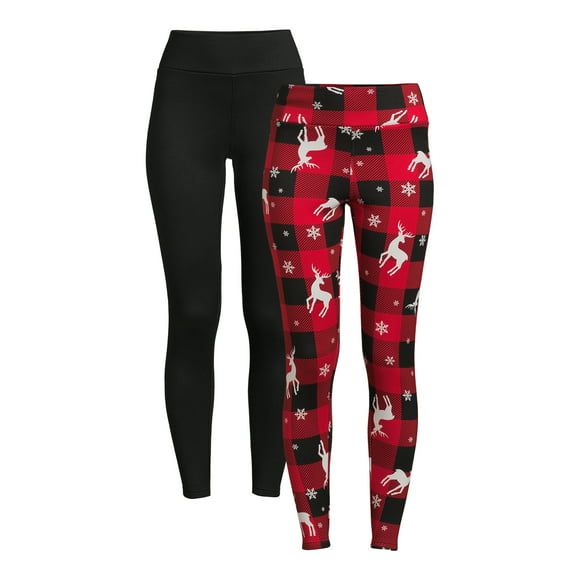 Details about   Terra & Sky Bear Christmas Leggings Plus Size 4X Sueded Holiday Full Length NWT